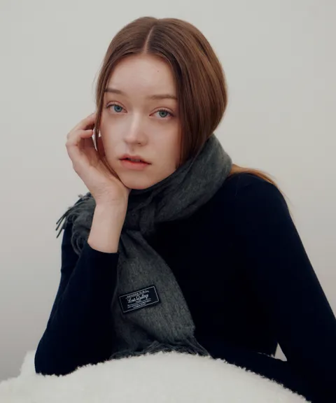 루이까또즈 브렌트솔리드 머플러 그레이 2DMW819GY 463691