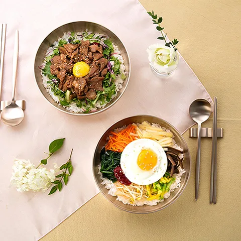 수타미 방짜유기 2인 신혼 면기 세트 10P 428515