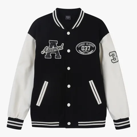 패딩 배색 야구점퍼 ULJP24W04