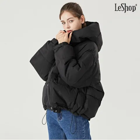 정상가:139,000원 ㅣ 캐쥬얼 하이넥 아웃 포켓 후드 패딩 (DN4JJ006A)