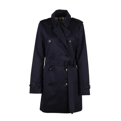 하본 여성 트렌치 코트 네이비 80192541