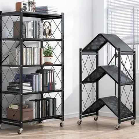 원터치 철제 접이식 폴딩 이동 선반 수납장다용도선반 접이식선반 철제선반 다용도선반