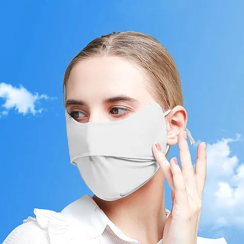 여름마스크 운동 산책 얼굴가리개 그레이