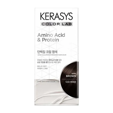 케라시스 단백질 크림 염색약 120g 다크브라운 염색약 새치 칼라염색약 염색 염모제