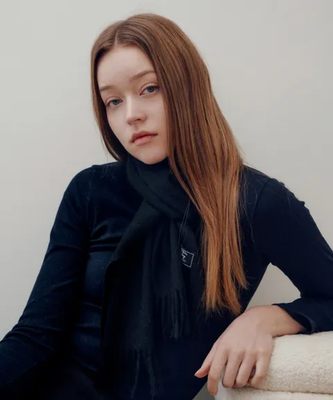 루이까또즈 브렌트솔리드 머플러 블랙 2DMW819BL 463691