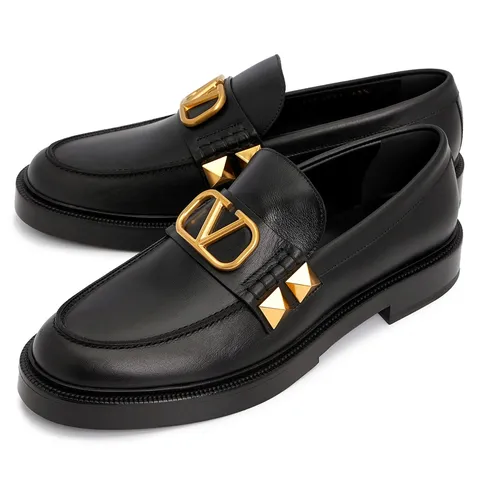 발렌티노 S0F09ELI 0NO 남자 로퍼