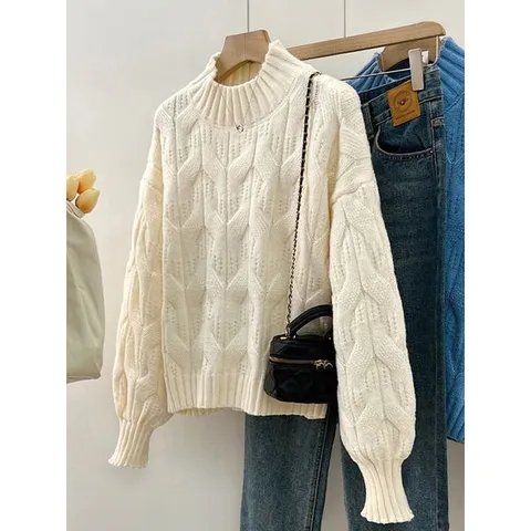 [하프클럽] 레이드 꼬임 니트_NA4LK021