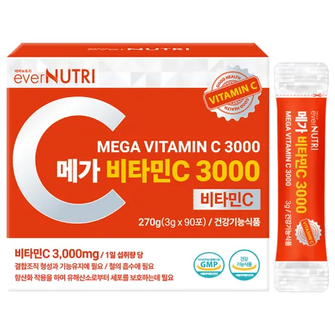 에버뉴트리 고함량 메가 비타민C 3000 분말 1박스