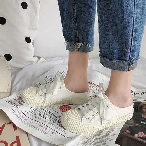 여자 봄신발 열름 슈즈 여친 선물 운동화 데이트 코디 봄캔버스화여행 여자하얀운동화