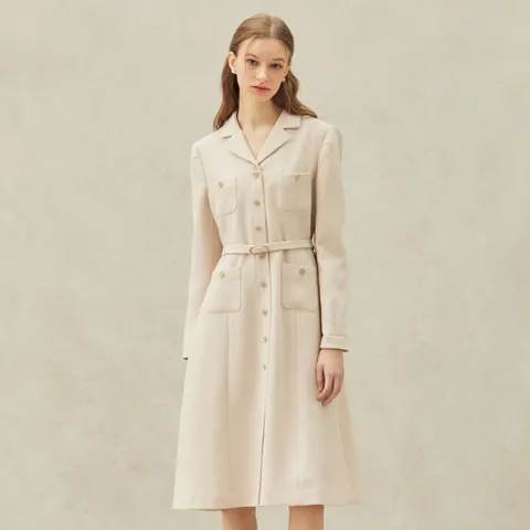 [공식] 테일러드 아웃 포켓 원피스