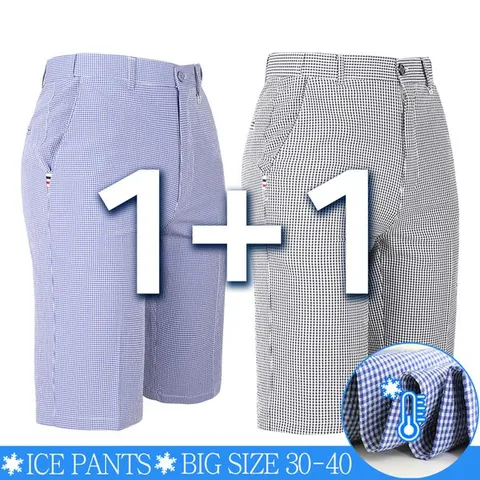 [하프클럽/슈퍼맨아웃도어]여름_마찌B체크반바지 남자 남성 스판 엠보싱 체크 냉감 시원한 반바지 팬츠 작업복 등산복 나들이 등