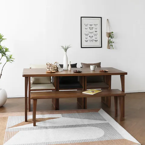 헤리티지월넛 AI3형 식탁/테이블 세트 1800