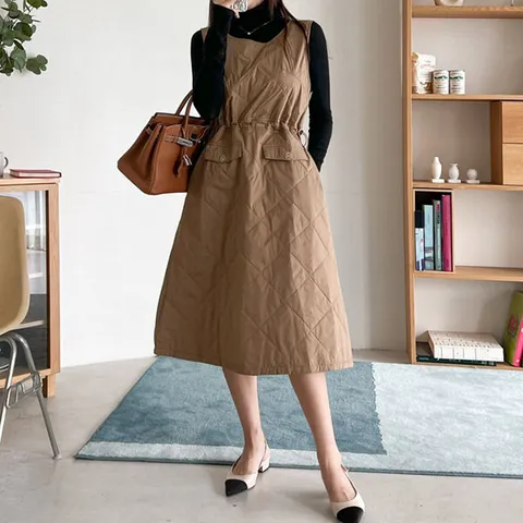 (OP)23-107퀼팅원피스