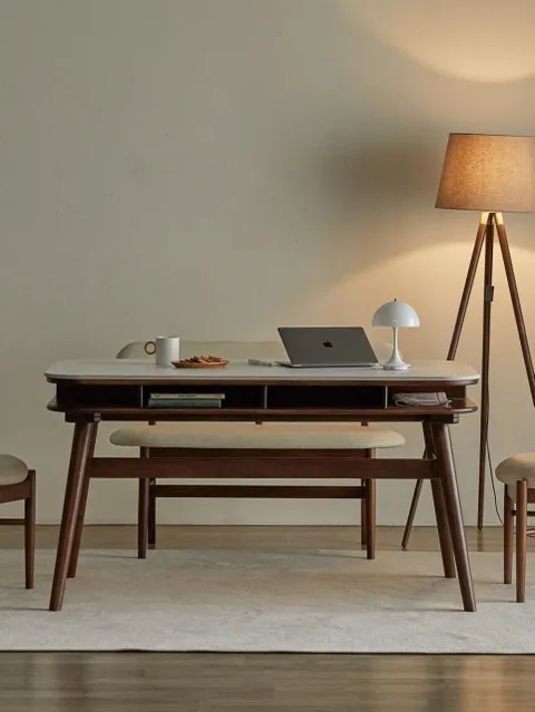 데이지 양면 세라믹 식탁 수납형 테이블 4인용 1400/1600