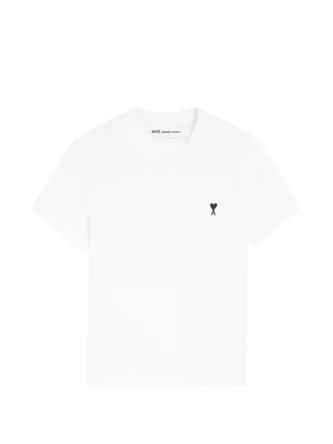 [해외직구] 26FW  스몰 하트 로고 코튼 크롭 티셔츠 FTS347 724100 WHITE
