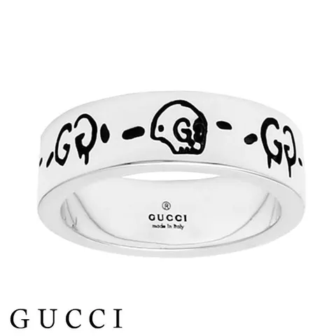 구찌 Ghost 반지 YBC477339001 11호