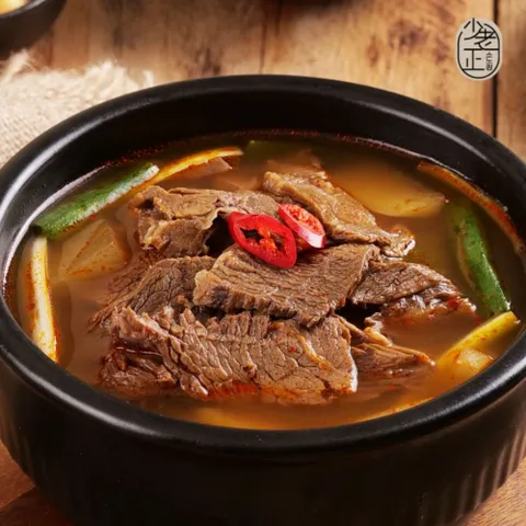 [소노정] 국내산 가마솥 장터 한우국밥 500g x 5팩, 경상도식 한우 국밥