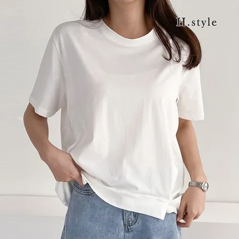 [하프클럽/에이치스타일]WC/세나맞주름티/여름/반팔/후드티