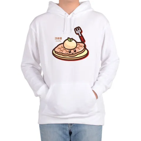 후드티 크로플 맛집여행 은은한 향과 조화로운 맛 남자후드티 디지털프린팅 여자후드티