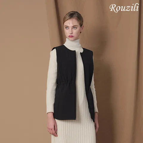 [1종]로니 패딩앙상블 베스트 블랙_2ARFMD01