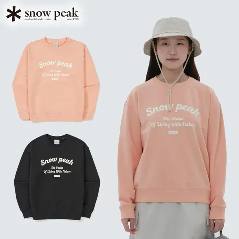 여성 레터링 맨투맨  S24SWFHT53 캠핑철 428519