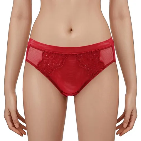 [롯데백화점](언더웨어)](RED) 반짝반짝 스팽글 레이스 꾸띄르 햄팬티 BP977APRED