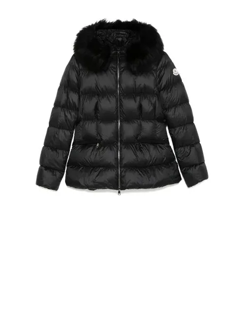 26FW  보에드 후드 쇼트 다운 자켓 1A00099 595FE 999 BLACK DOM