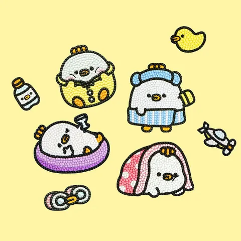 DIY 스티커 보석십자수 꾸미기 스티커 보석십자수 십자수세트 보석자수 보석십자수스티커