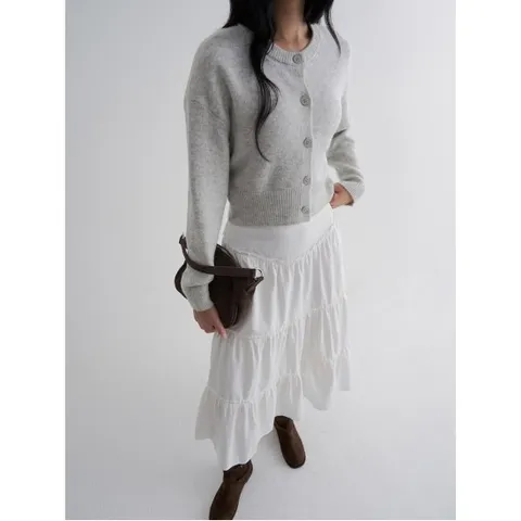 크롭 카디건  라이트 그레이 (35595ALYD2)