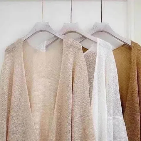 여름 휴가 외출용 시원한 루즈핏 패션 스타일 가디건 쿨링가디건 여름가디건 비치가디건