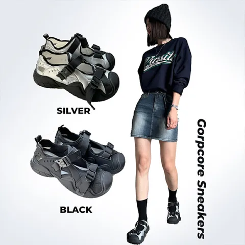 [브리치]  / 트래킹 벨 크로 스트랩 고프코어 운동화 샌들