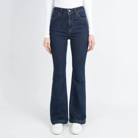 여성 청바지 플레어 붓컷 다크블루 YN3D9167 D