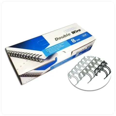 카피어랜드 와이어링 3대1 8mm 흰색 100입