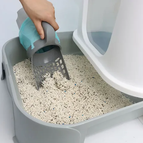 일체형 고양이 모래삽 배변삽 배변 똥삽 배변봉투포함 고양이모래삽 배변삽 고양이삽 모래삽
