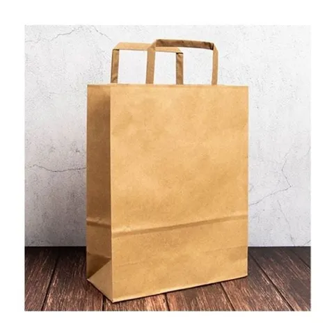 크라프트플렛쇼핑백 대 벌크형 260x90x360mm (20매입) 크라프트쇼핑백 종이가방 크라프트