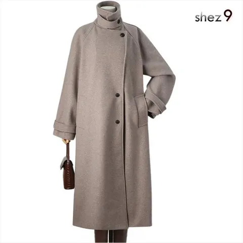 [하프클럽] 더즌 오버핏 비죠 롱코트