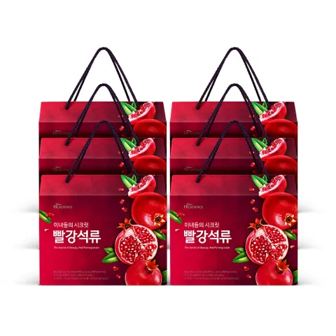 미녀들의 시크릿 빨강석류 21포 x 6박스 (126포) 석류즙