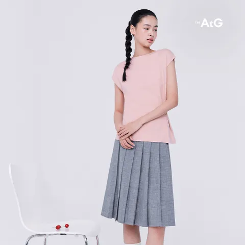 더엣지 25SS 드레이프 니트블라우스 4종