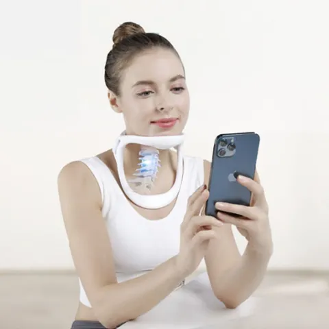 거북목 견인기 경추 보조기 목디스크 목견인기 거북목교정기 일자목 목스트레칭 목보호대