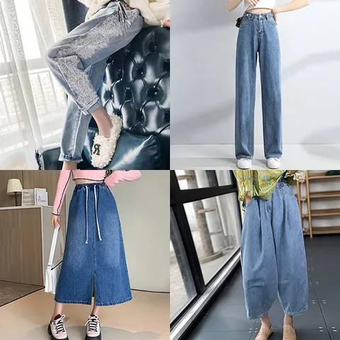 [하프클럽] (택1)봄/여름 썸머데님/데일리데님/롱데님팬츠/청바지/와이드/부츠컷/일자데님/아이스데님