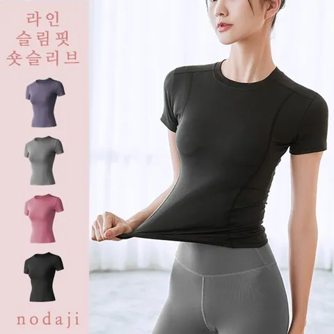 여자 반팔티 운동복 헬스복 요가복 트레이닝복