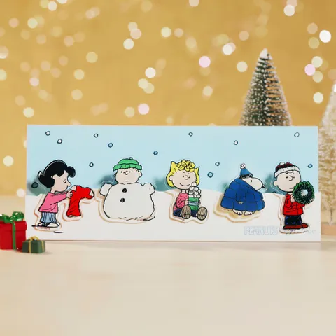 [피너츠 공식 콜라보] 스누피 아크릴 집게 크리스마스 오너먼트 5종 (겨울을 즐기는 법)