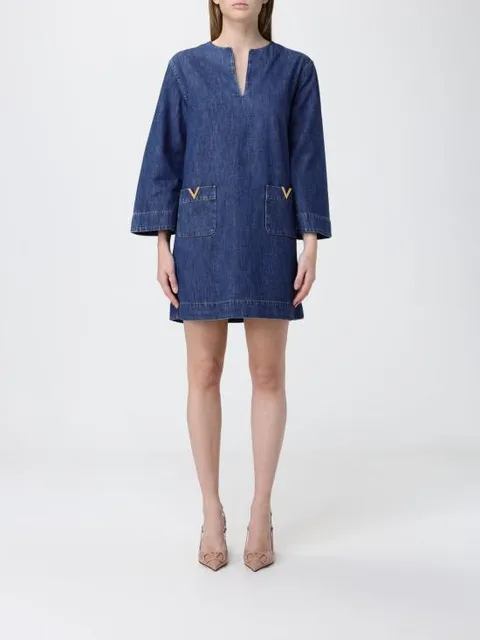 [해외직구] 26SS  가라바니 숏 원피스 BDA03B9YA 558 Denim