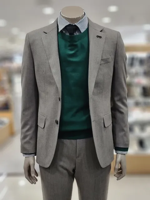 밀드몰 짜임 그레이지 멀티 세미 정장(WDMTJ074)_DG