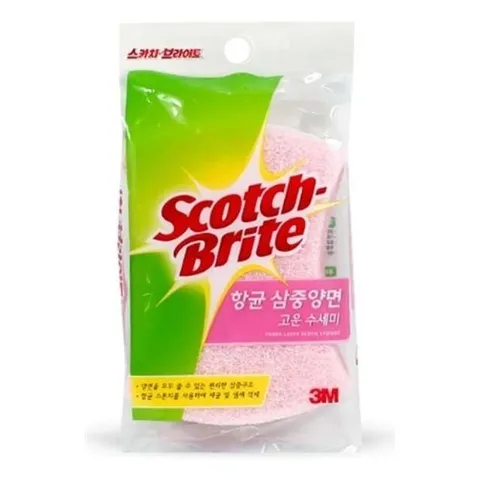 3M 스카치브라이트 항 균 삼중양면 수세미 철수세미 3m수세미 아크릴수세미 주방수세미