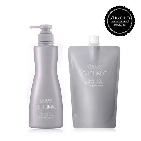 서브리믹 아데노바이탈 헤어 트리트먼트 500ml +트리트먼트 450ml (리필)