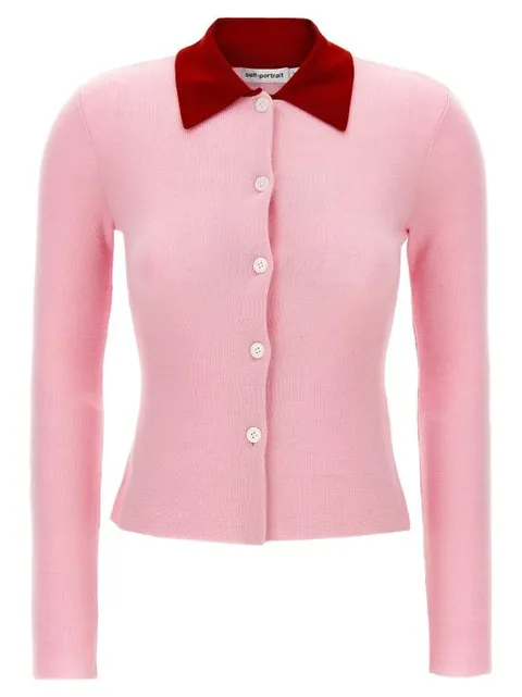 [해외직구] 25FW 셀프 포트레이트 니트웨어 PF25097CPPINK