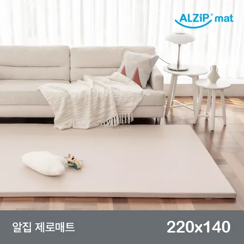 알집 제로매트 220X140 로즈베이지