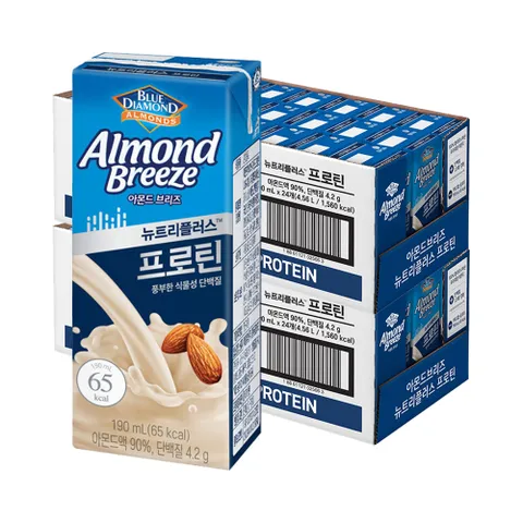 [매일] 아몬드브리즈 뉴트리플러스 프로틴 190ml 48팩