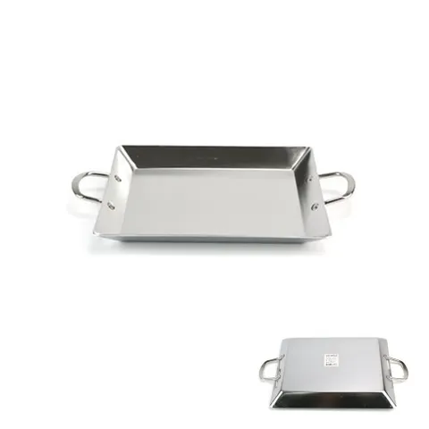 에이치플러스몰 스텐 사각 볶음팬 소 순대 곱창 철판 볶음밥 떡볶이 순대 곱창 철판 볶음밥